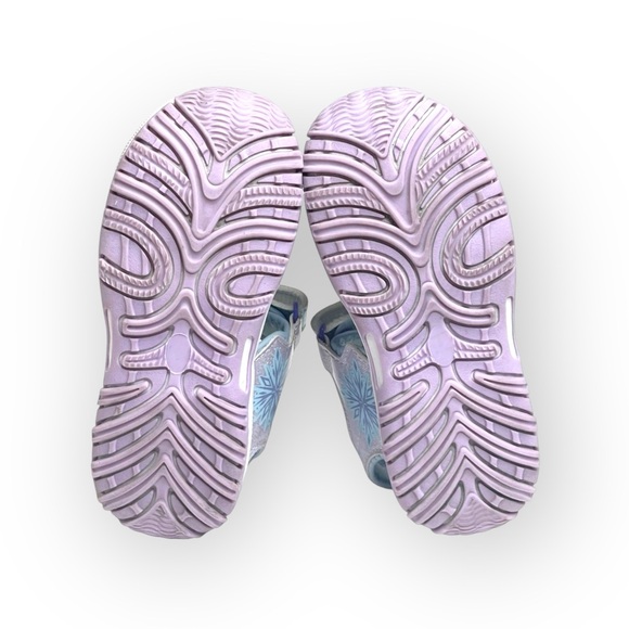 Disney 𖠌 Frozen Elsa Ana Princess Toddler Sandals 𖠌 Lilac Light Blue 𖠌 10 𖠌 - Picture 14 of 16